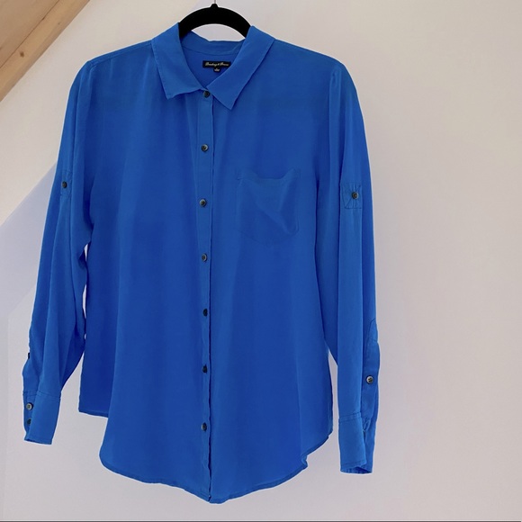 MADEWELL | 100% silk shirt button up | SIZE L - Picture 3 of 3